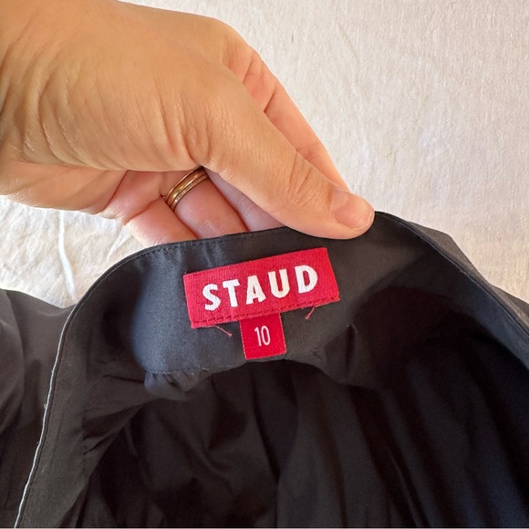 STAUD Sea Skirt in Black Size 10 - Picture 6 of 8